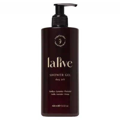 Lalive Doğal Duş Jeli – Vanilya & Lavanta & Portakal